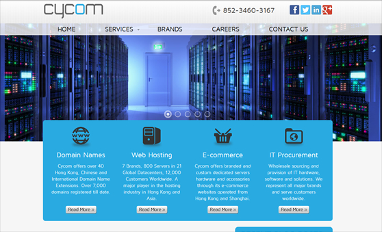 Website for IT-Service providers in Hong Kong